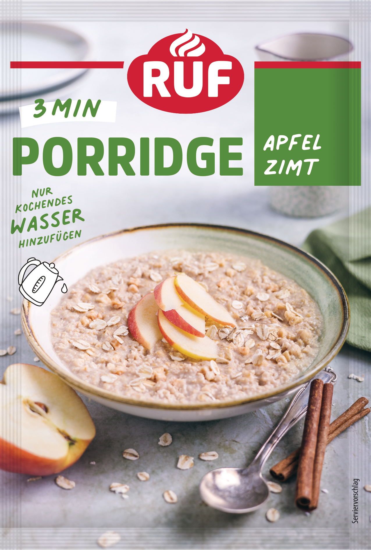 RUF Porridge Apfel Zimt