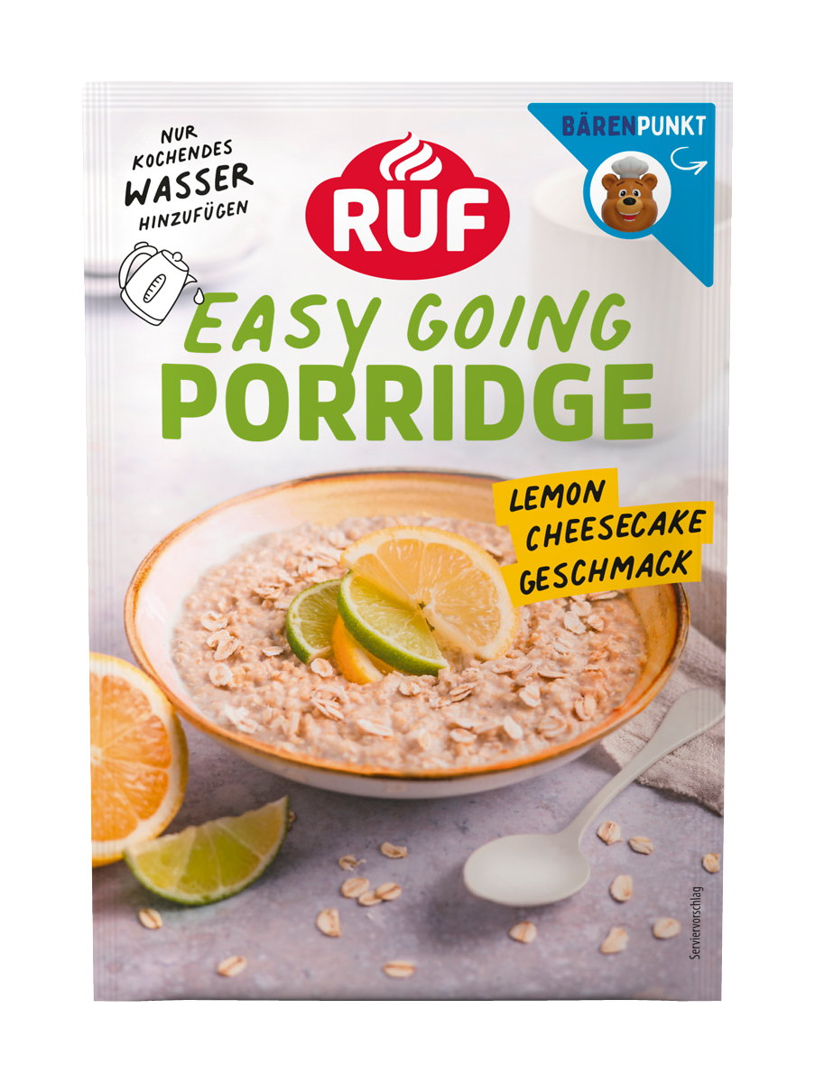 RUF Porridge Lemon Cheesecake