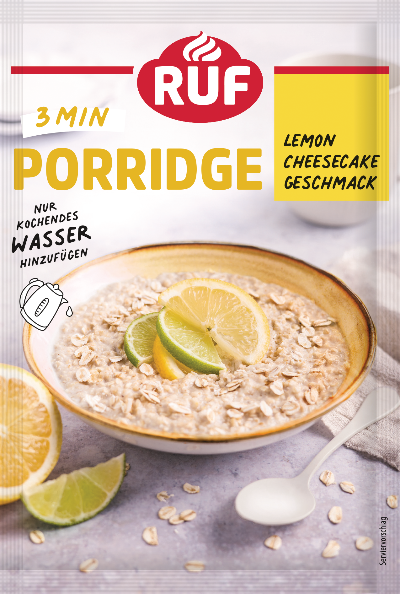 RUF Porridge Lemon Cheesecake