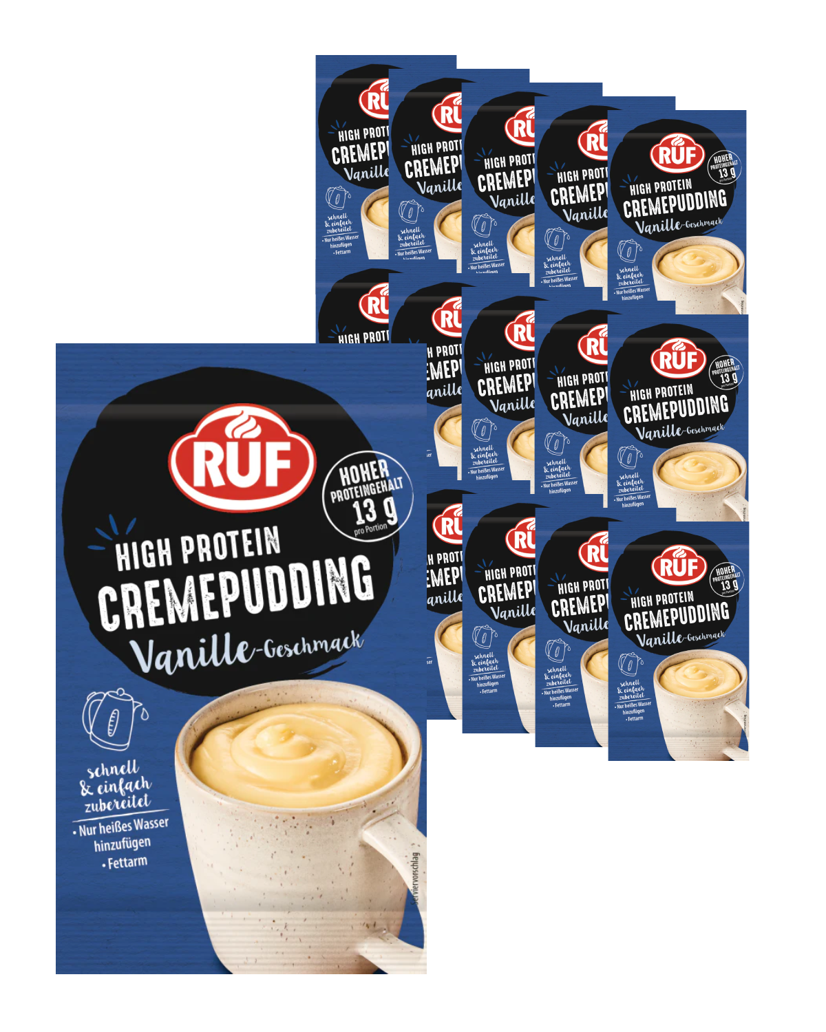 RUF Protein Pudding Vanille Set (15 Stück)