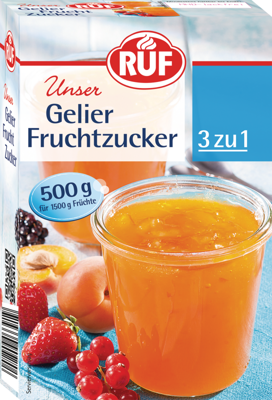 RUF Gelier Fruchtzucker 500 g