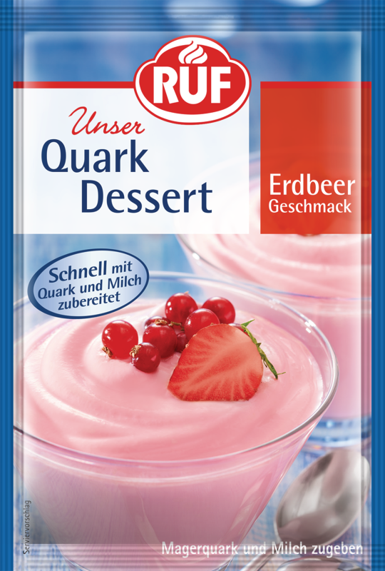RUF Quark Dessert Erdbeer