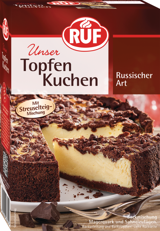 RUF Topfen Kuchen Backmischung