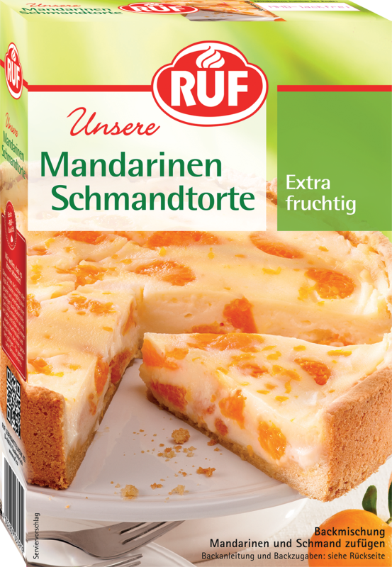 RUF Mandarinen Schmandtorte Backmischung