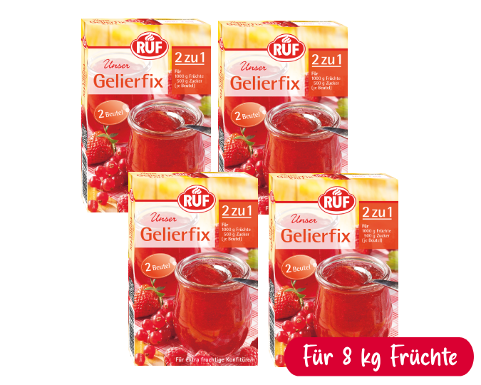RUF Gelierfix 2 zu 1 Bundle (4 Stück)