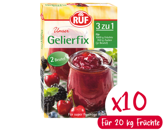 RUF Gelierfix 3 zu 1 Bundle (10 Stück)