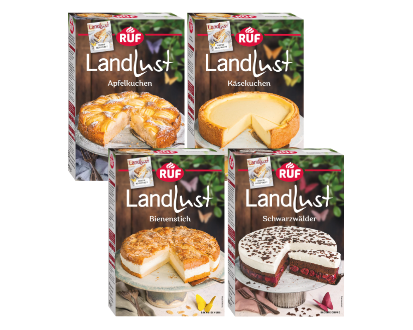 RUF Landlust Backmischungen Set (4 Stück)
