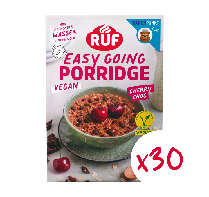 RUF Monats-Vorrat Porridge Cherry Choc (30 Stück)