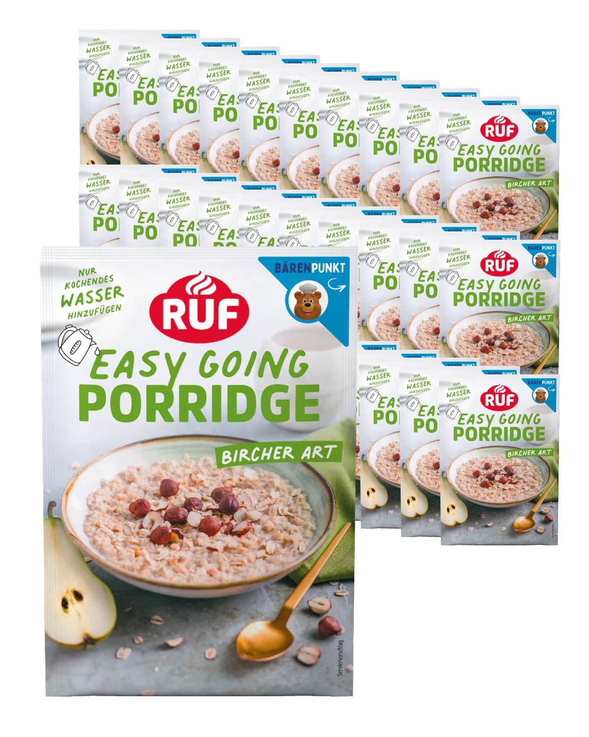 RUF Monats-Vorrat Porridge Bircher Art (30 Stück)