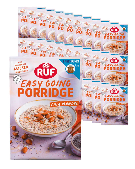 RUF Monats-Vorrat Porridge Chia Mandel (30 Stück)