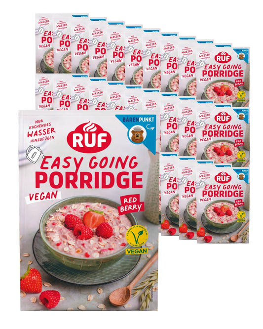 RUF Monats-Vorrat Porridge Red Berry (30 Stück)