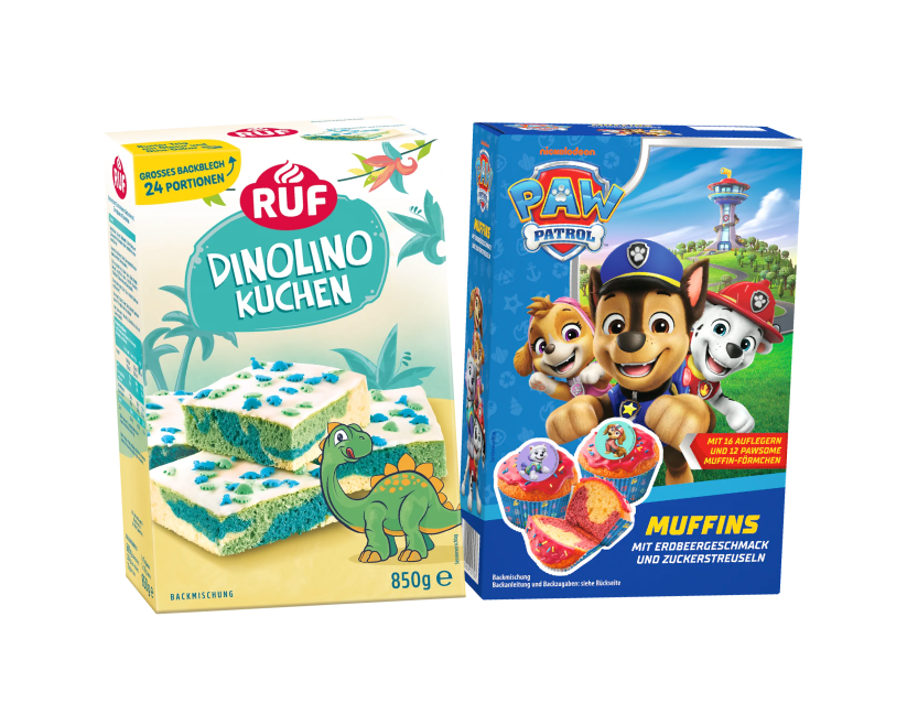 RUF PAW Patrol Muffins x Dinolino Kuchen (2 Stück)