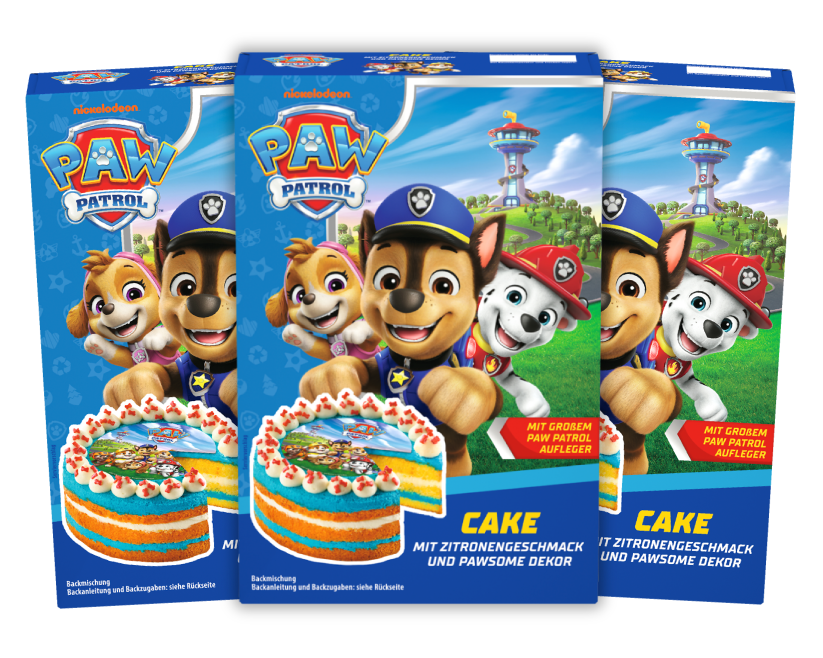 RUF PAW Patrol Cake Backmischung Set (3 Stück)