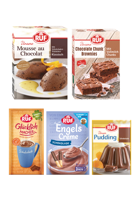 RUF Triple Chocolate Bundle (5 Stück)