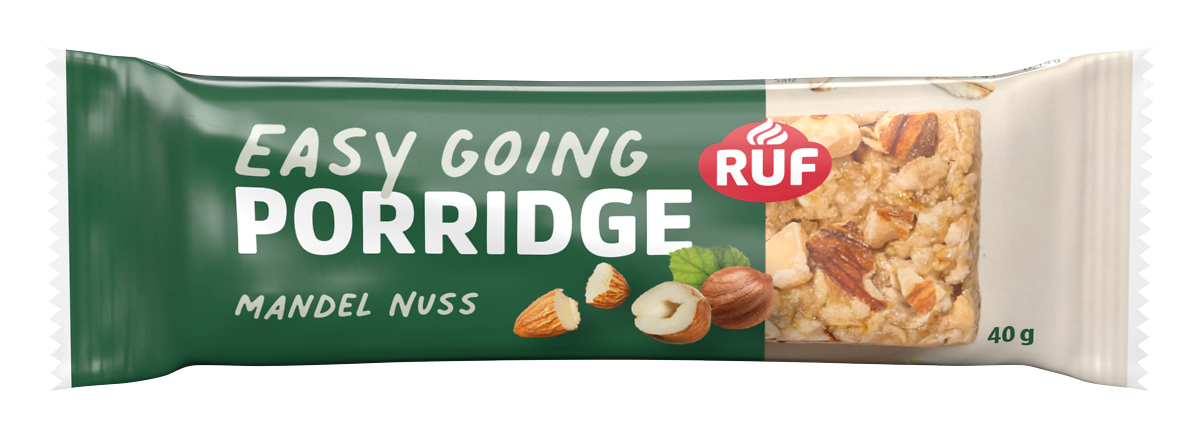 RUF Porridge Riegel Mandel Nuss - 16er Box -  Bild 1