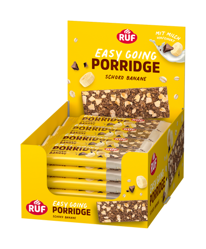 RUF Porridge Riegel Schoko Banane - 16er Box