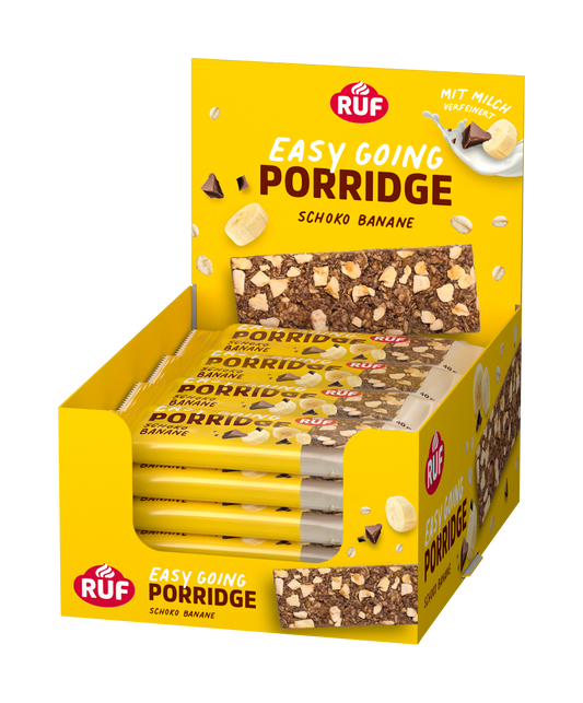RUF Porridge Riegel Schoko Banane - 16er Box