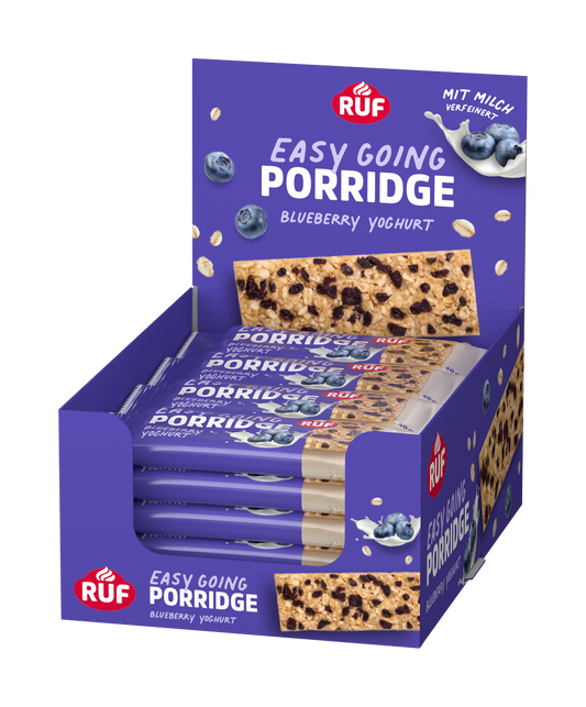 RUF Porridge Riegel Blueberry Yoghurt - 16er Box