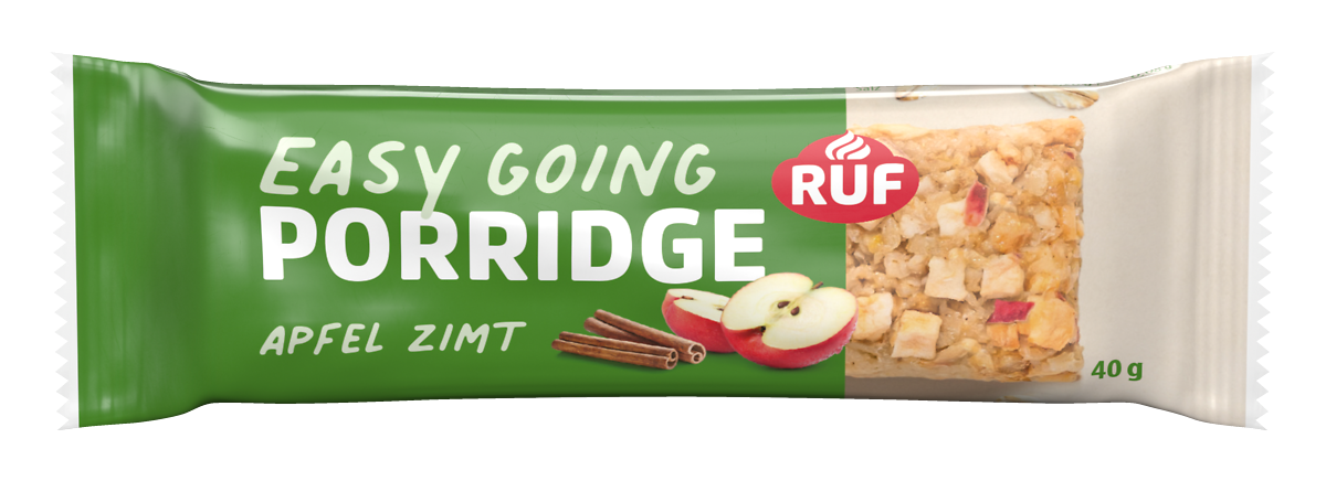 RUF Porridge Riegel Apfel Zimt