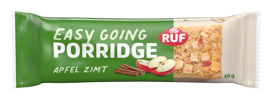 RUF Porridge Riegel Apfel Zimt