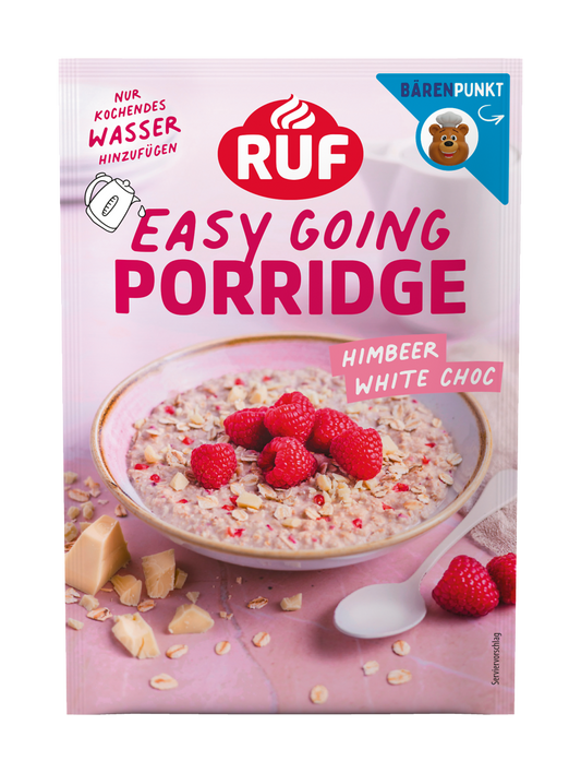 RUF Porridge Himbeer White Chocolate