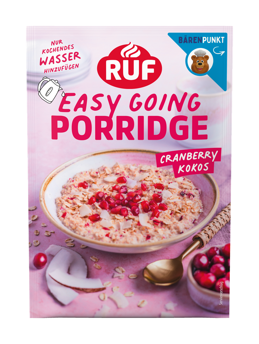 RUF Porridge Cranberry Kokos