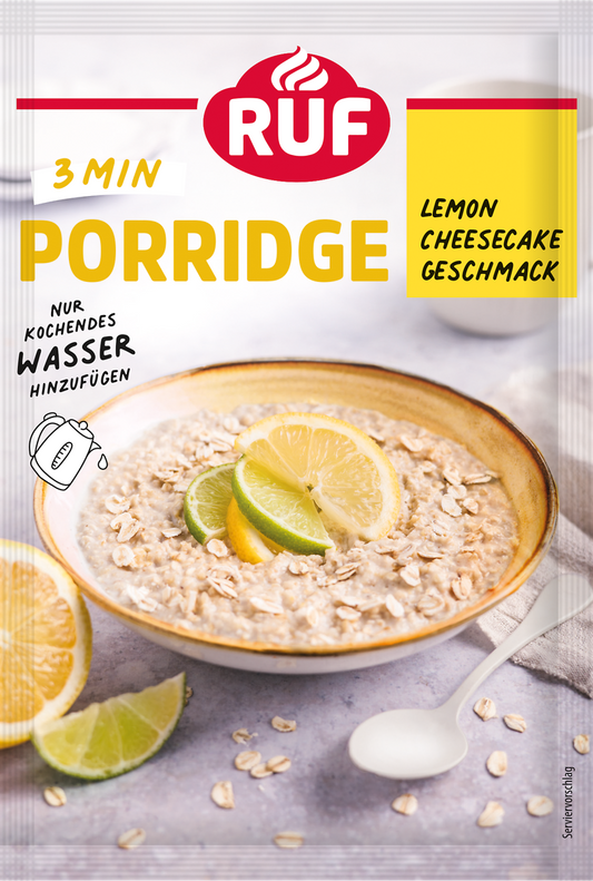 RUF Porridge Lemon Cheesecake