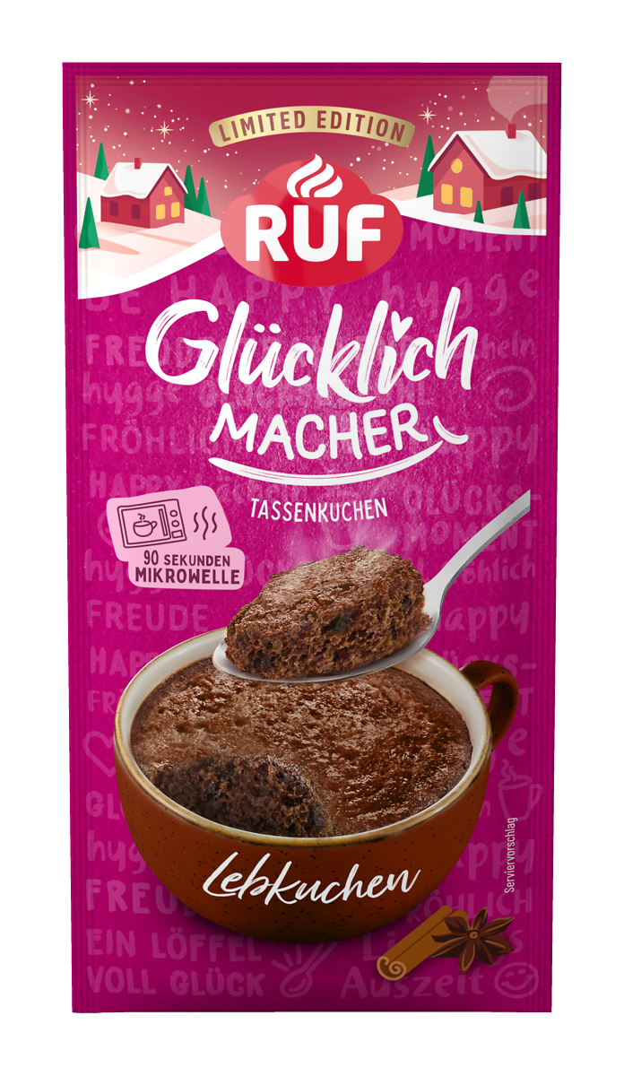 RUF Glücklichmacher Tassenkuchen Lebkuchen