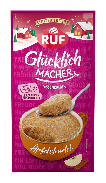 RUF Glücklichmacher Tassenkuchen Apfelstrudel
