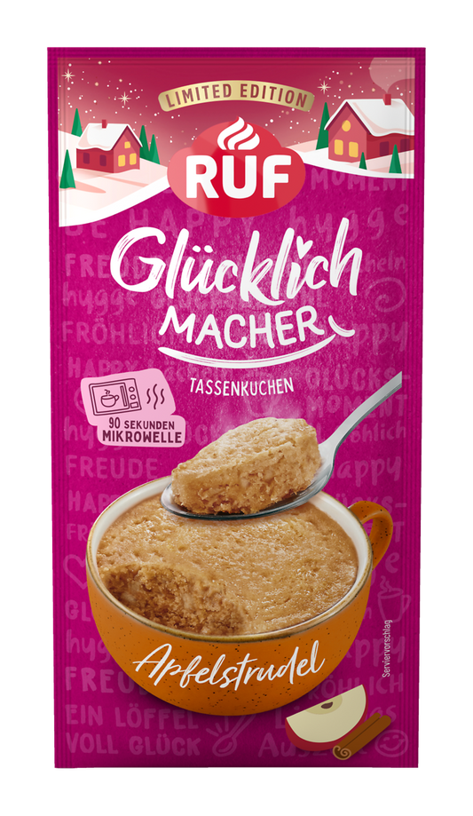 RUF Glücklichmacher Tassenkuchen Apfelstrudel