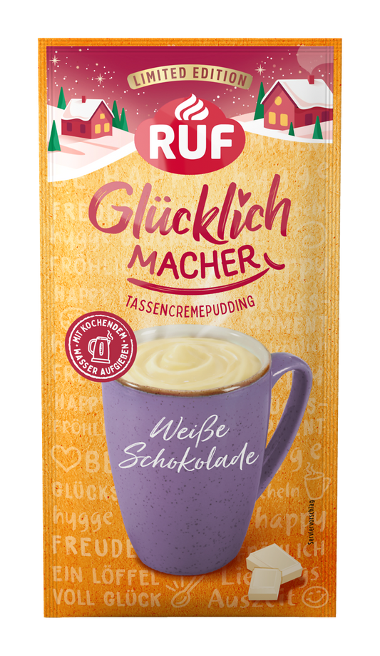 RUF Glücklichmacher Weiße Schokolade Tassenpudding