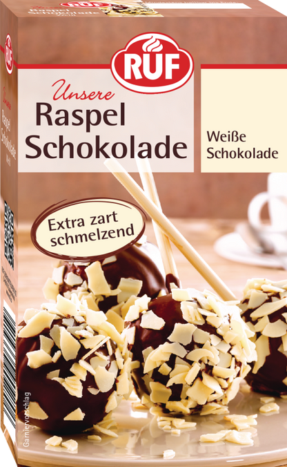 RUF Raspel Schokolade Weiße Schokolade