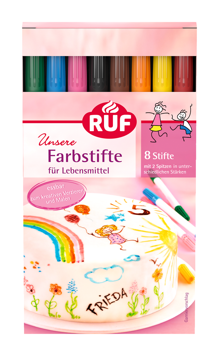 RUF Lebensmittel Farbstifte