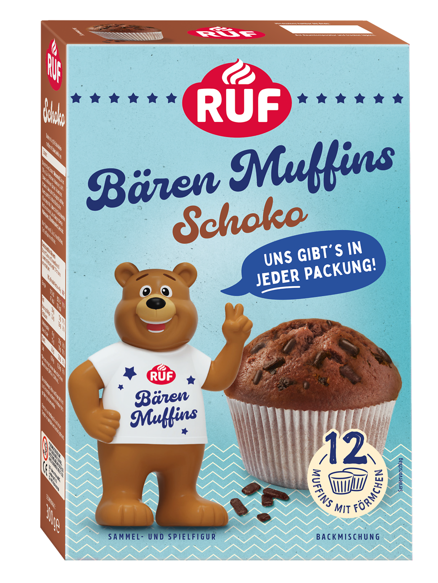 RUF Bären Muffins Schoko Backmischung