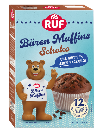 RUF Bären Muffins Schoko Backmischung