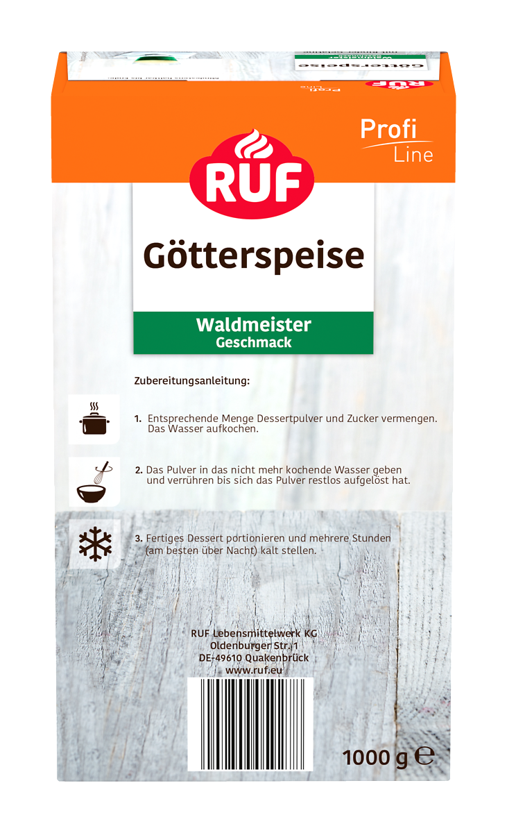 RUF Götterspeise Waldmeister (1 kg) -  Bild 1