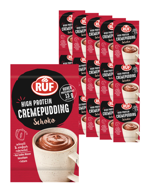 RUF Protein Pudding Schoko Set (15 Stück)