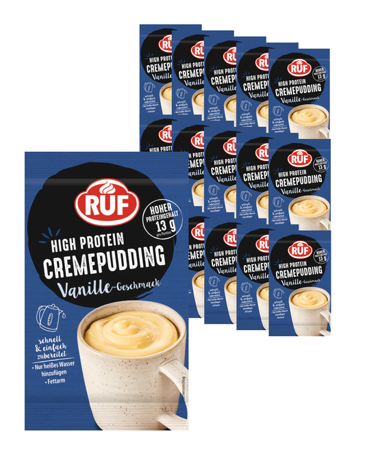 RUF Protein Pudding Vanille Set (15 Stück)