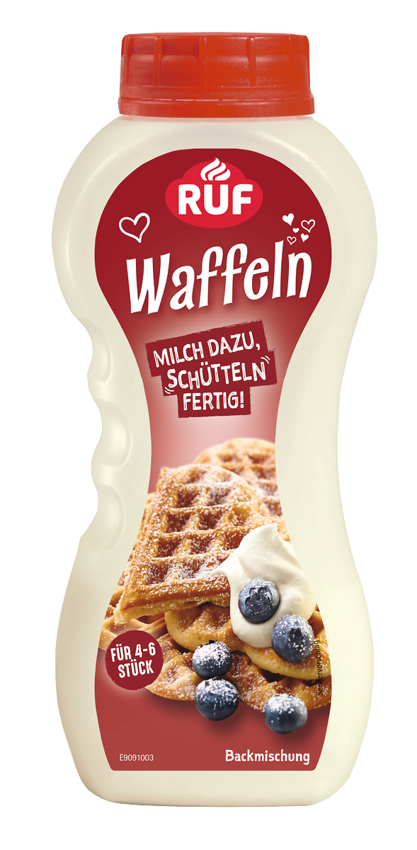 RUF Waffeln Schüttelteig