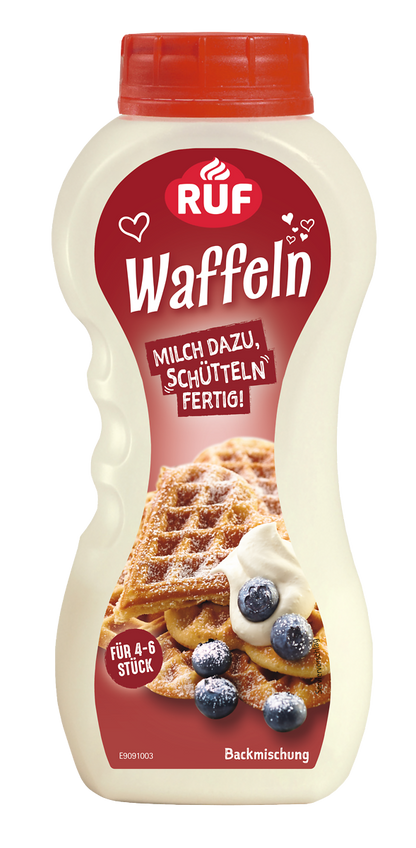 RUF Waffeln Schüttelteig