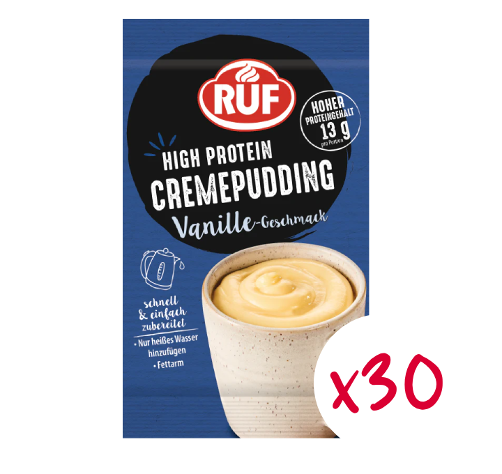 RUF Monats-Vorrat Protein Pudding Vanille (30 Stück)