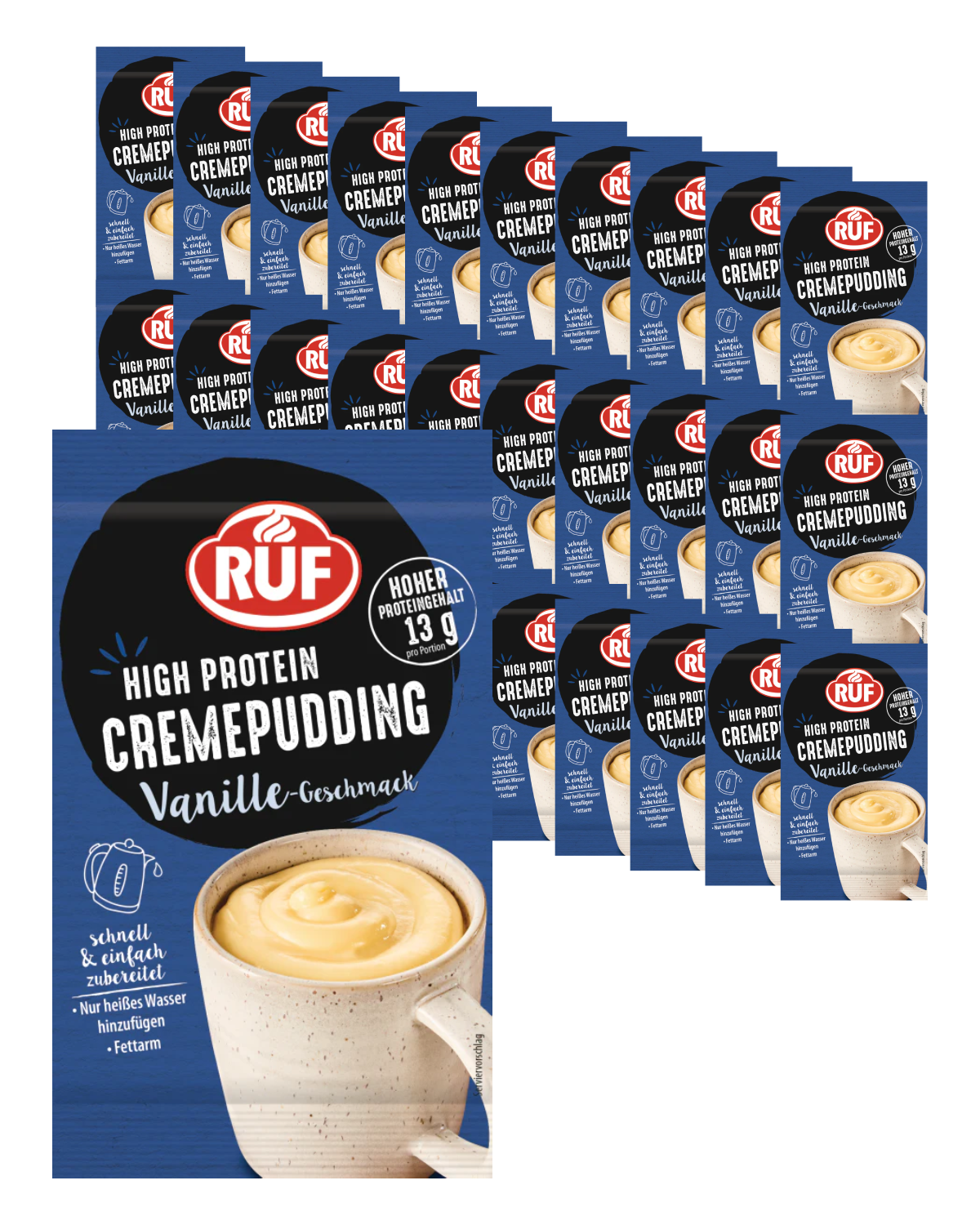 RUF Monats-Vorrat Protein Pudding Vanille (30 Stück)