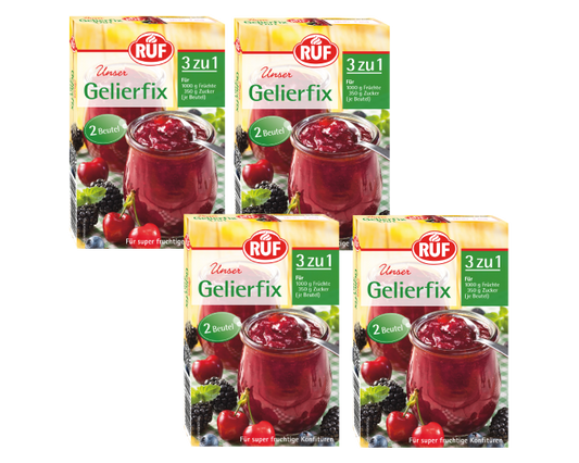 RUF Gelierfix 3 zu 1 Bundle (4 Stück)