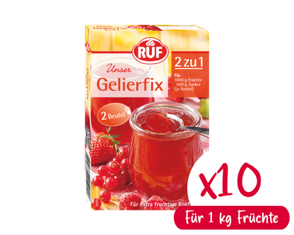 RUF Gelierfix 2 zu 1 Bundle (10 Stück)