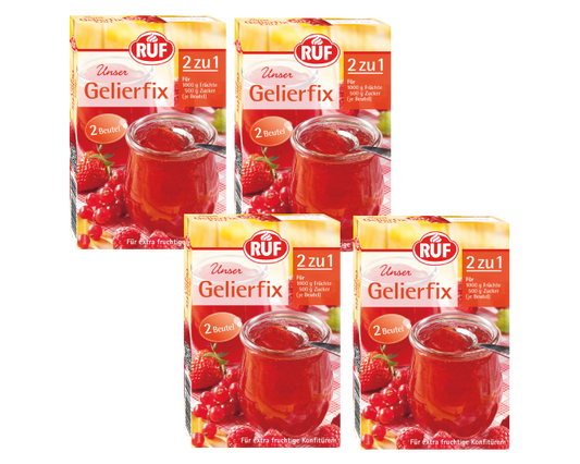 RUF Gelierfix 2 zu 1 Bundle (4 Stück)