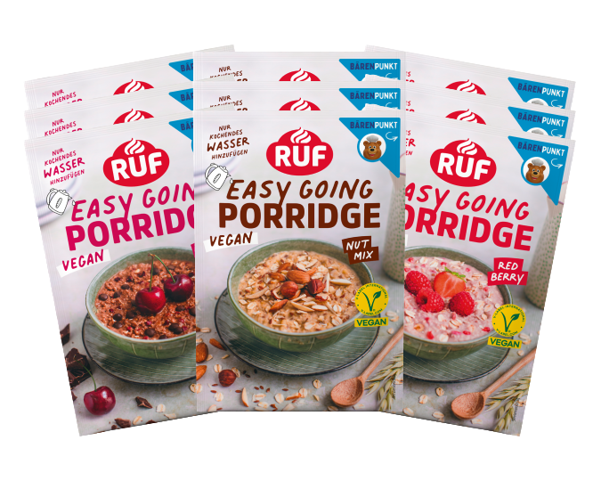 RUF Probier Set Porridge Vegan (15 Stück)
