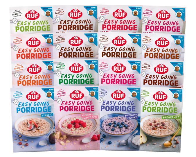 RUF Probier Set Porridge Alle Sorten (16 Stück)