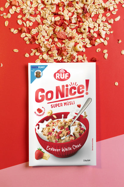 RUF GoNice! Erdbeer White Choc Müsli -  Bild 2