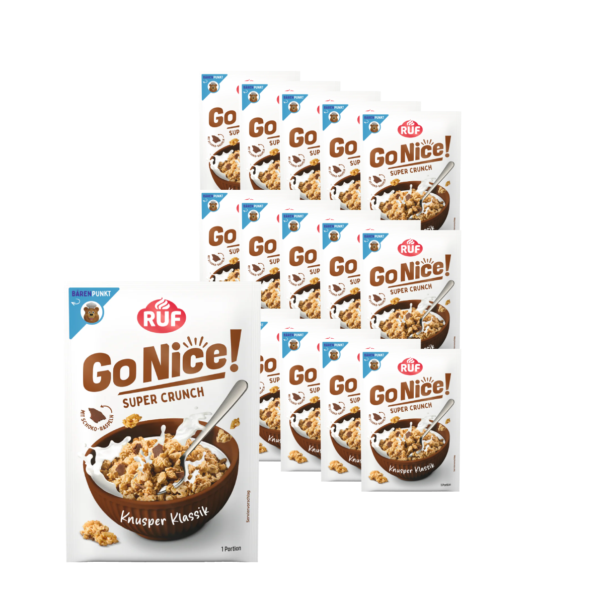 RUF GoNice! Knusper Klassik Müsli Set (15 Stück)