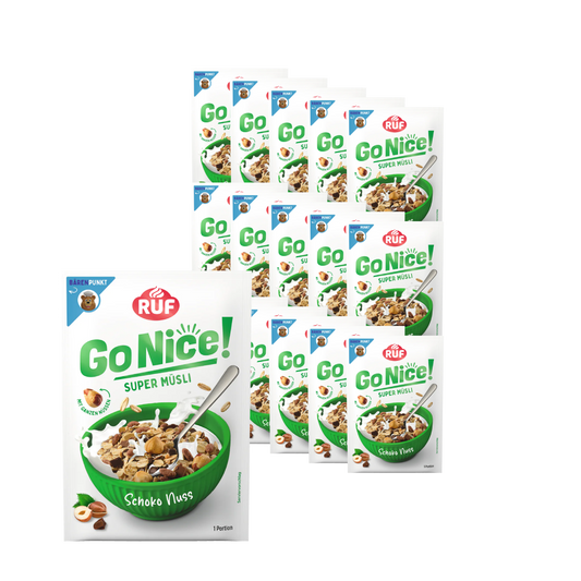 RUF GoNice! Schoko Nuss Müsli Set (15 Stück)